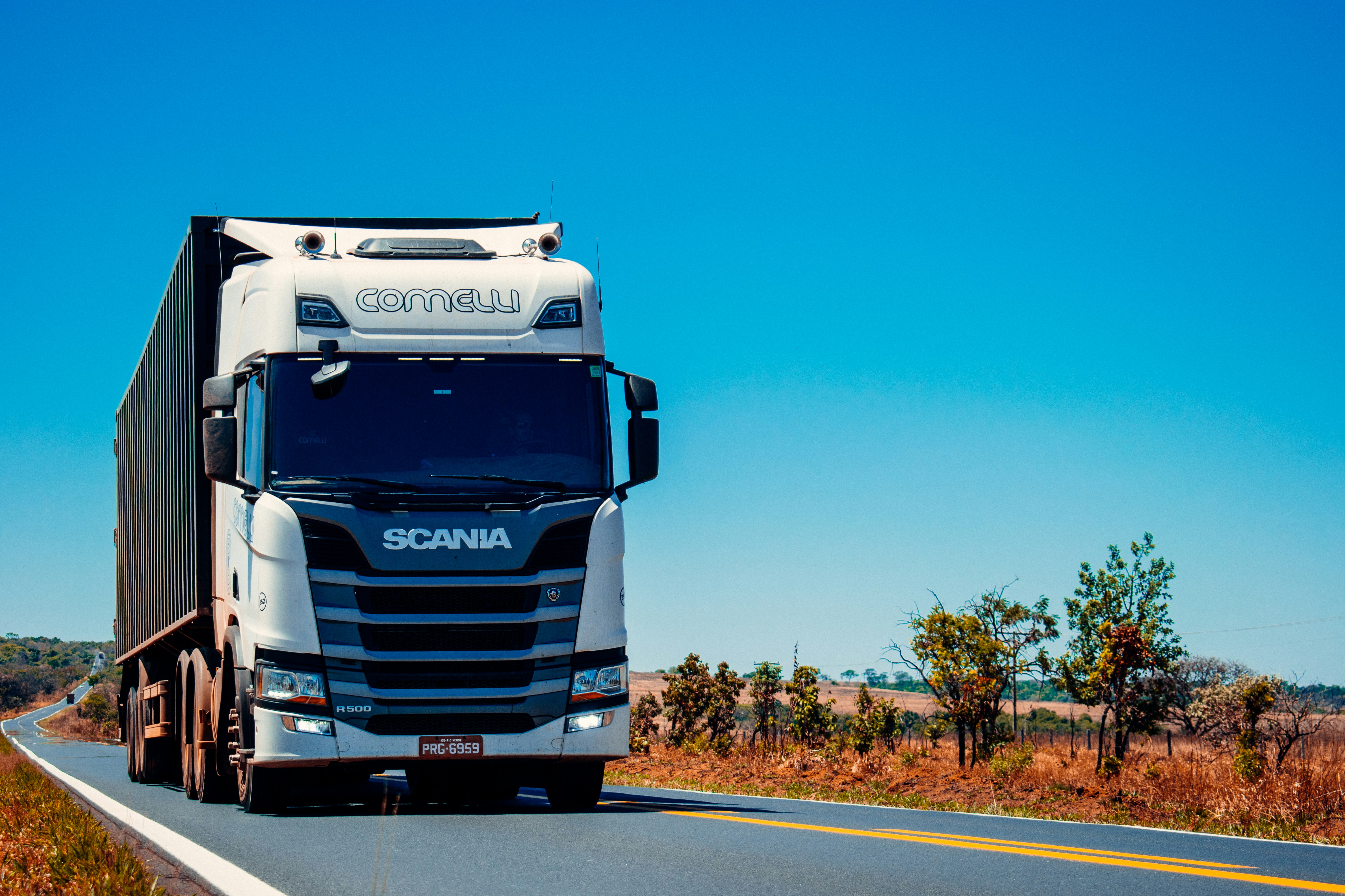 Equipe de transporte e logística